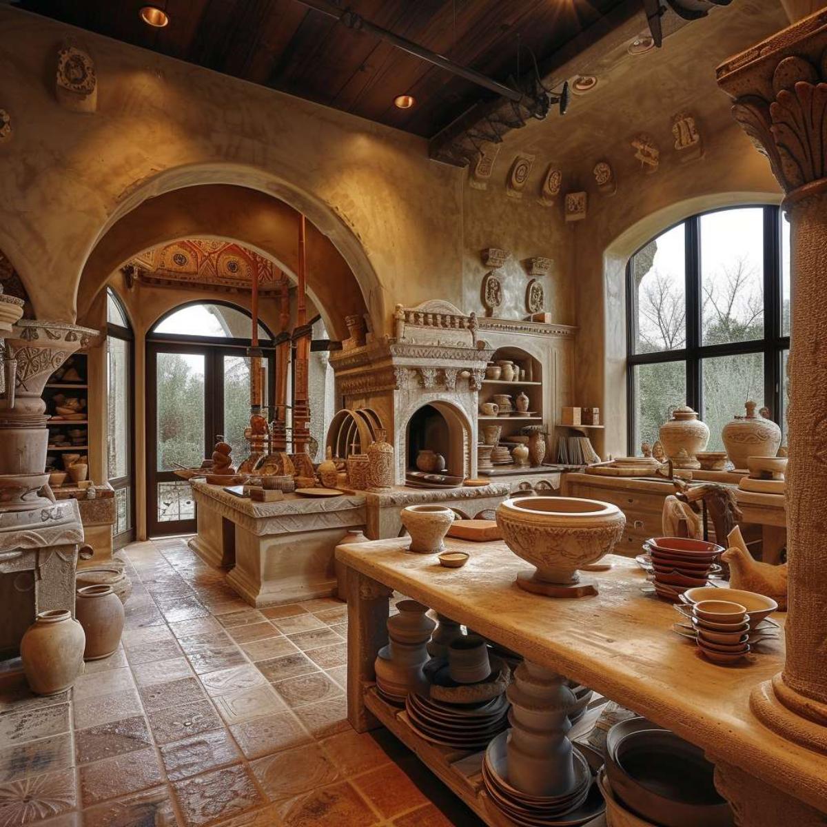 pottery room baroque 