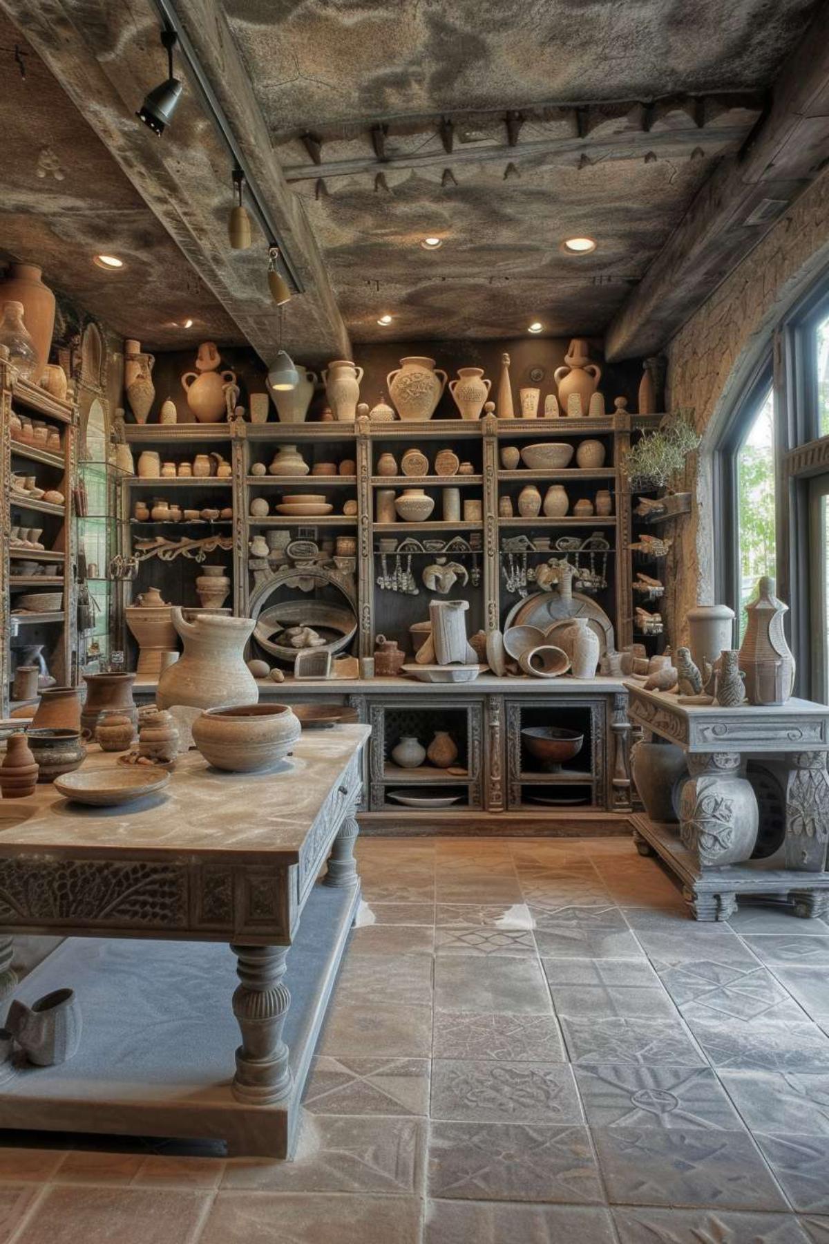 pottery room baroque 
