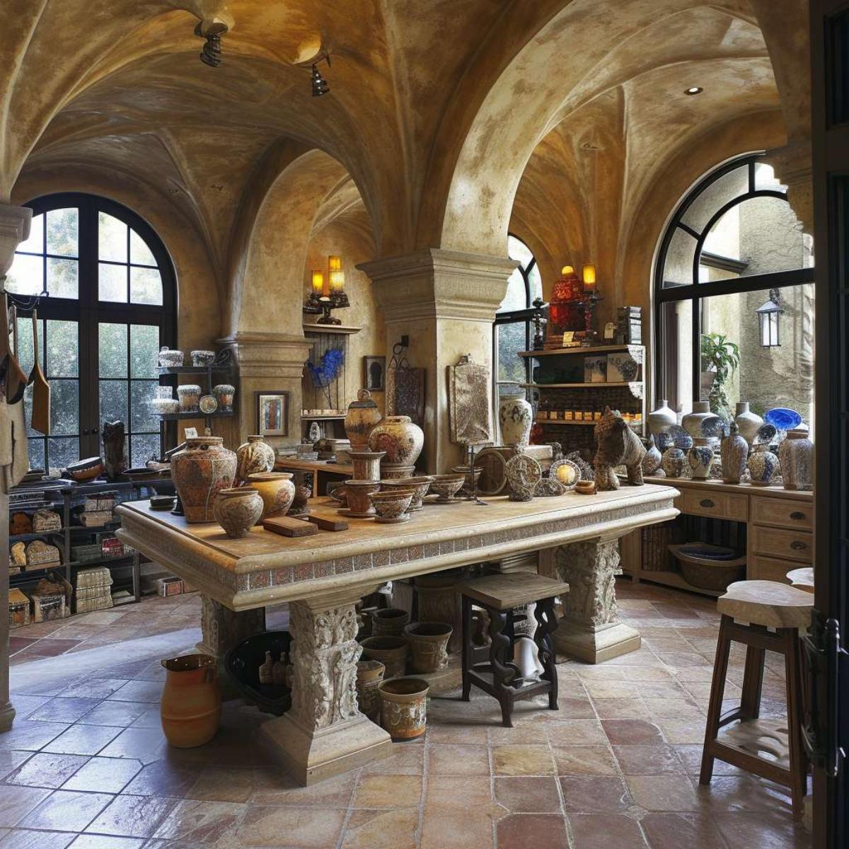 pottery room baroque 
