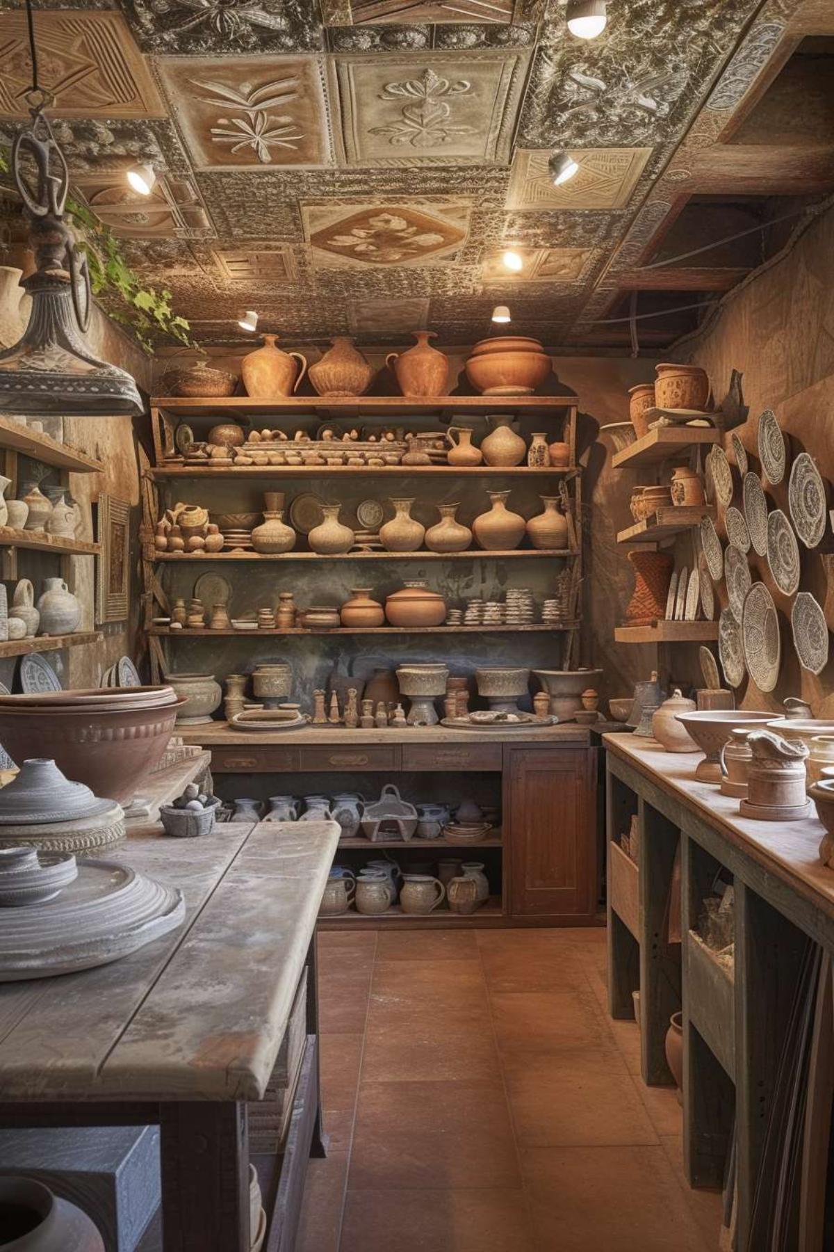pottery room baroque 
