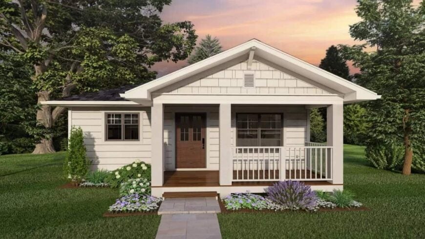 Get Inspired by This 744 Sq. Ft. 1 Bedroom Cottage with a Stunning ...