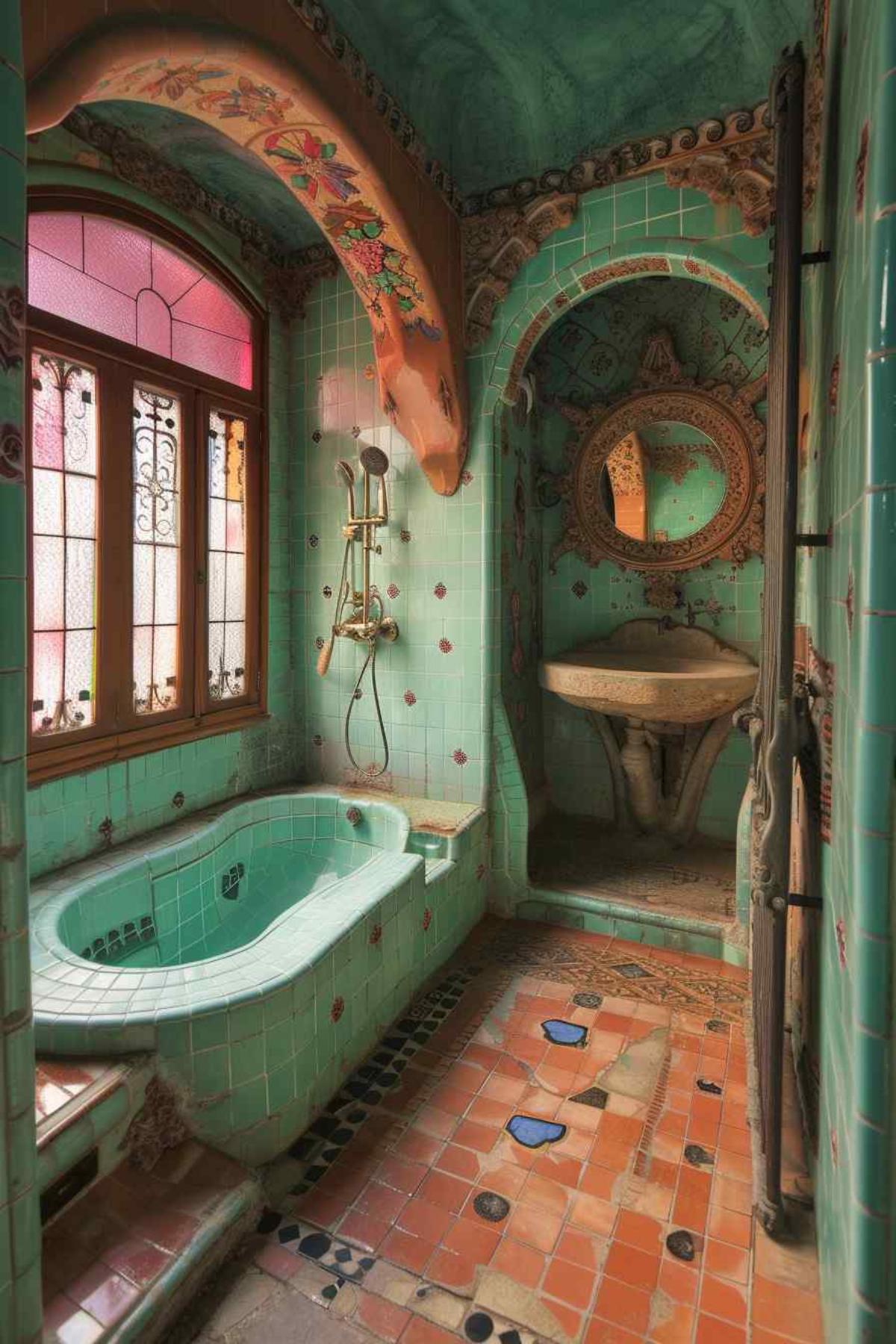 bathrooms rococo