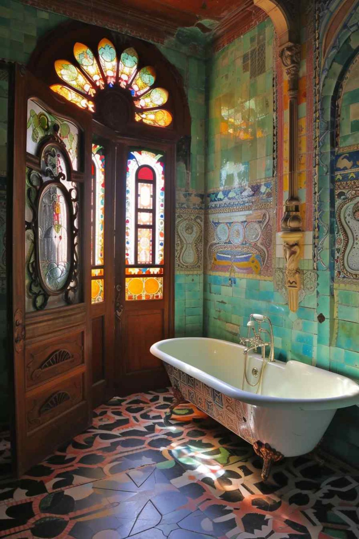 bathrooms rococo