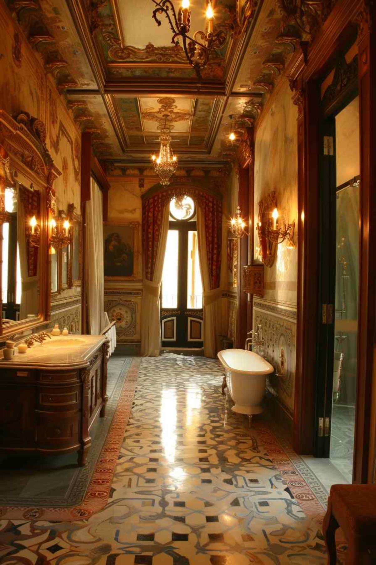 bathrooms rococo