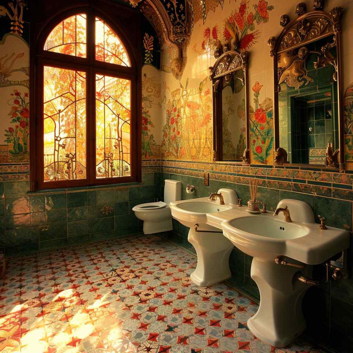 bathrooms rococo