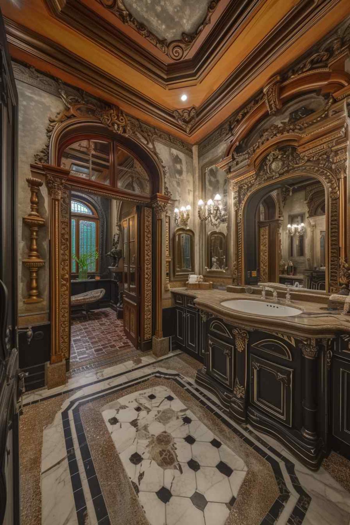 bathrooms rococo
