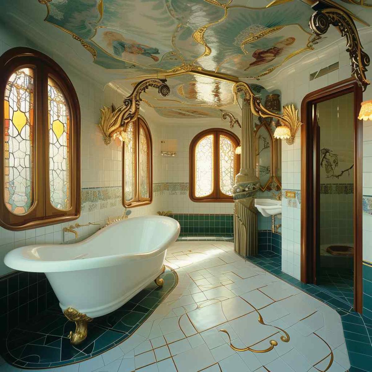 bathrooms rococo