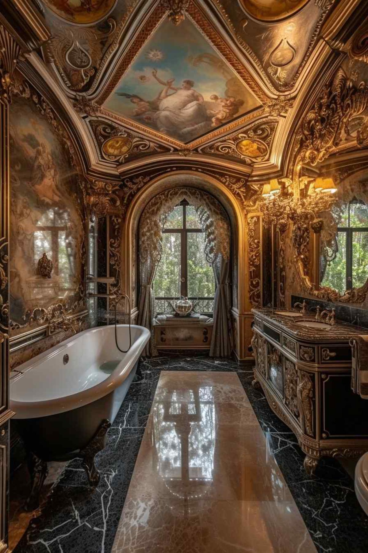 bathrooms rococo