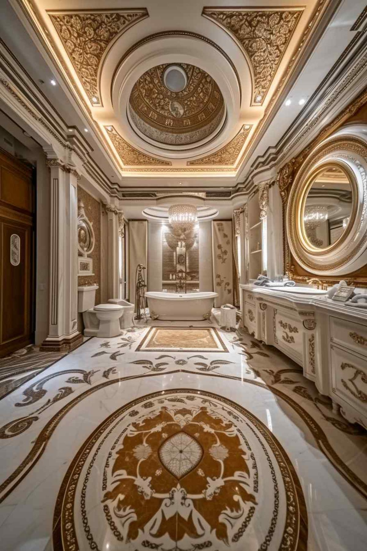 bathrooms rococo