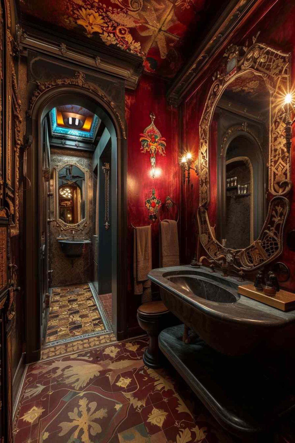 bathrooms rococo