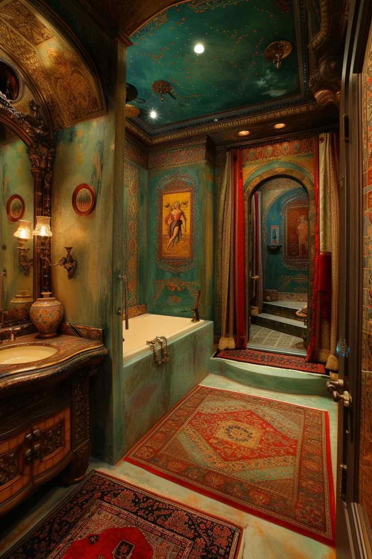 bathrooms rococo