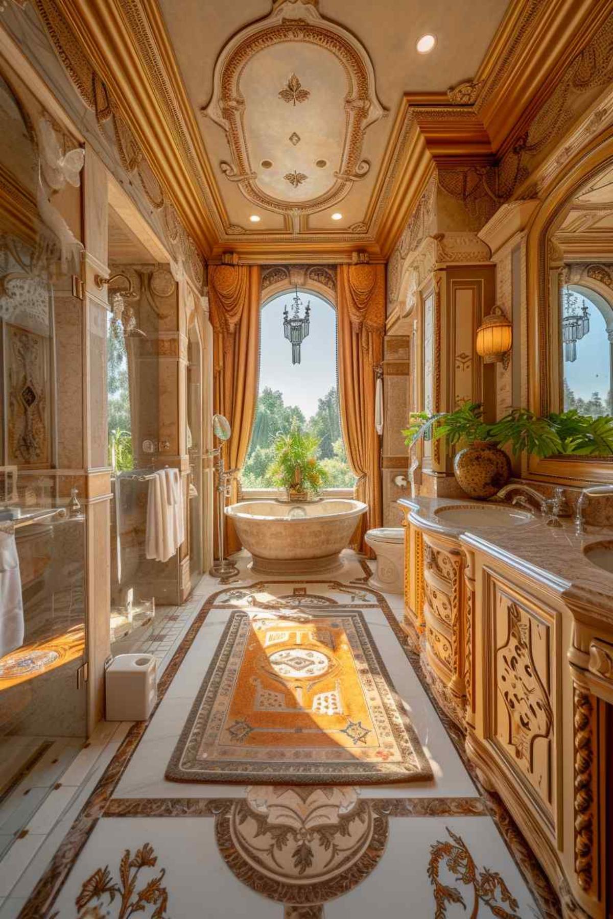 bathrooms rococo