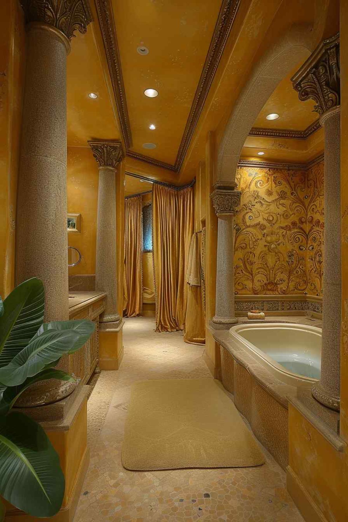 bathrooms rococo