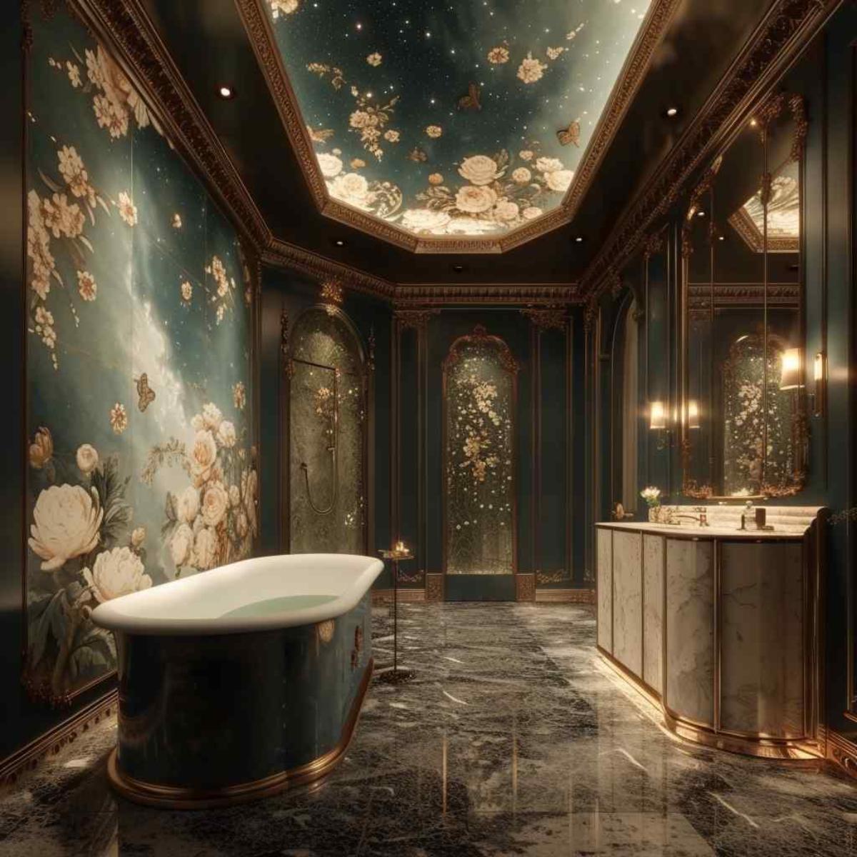 bathrooms rococo