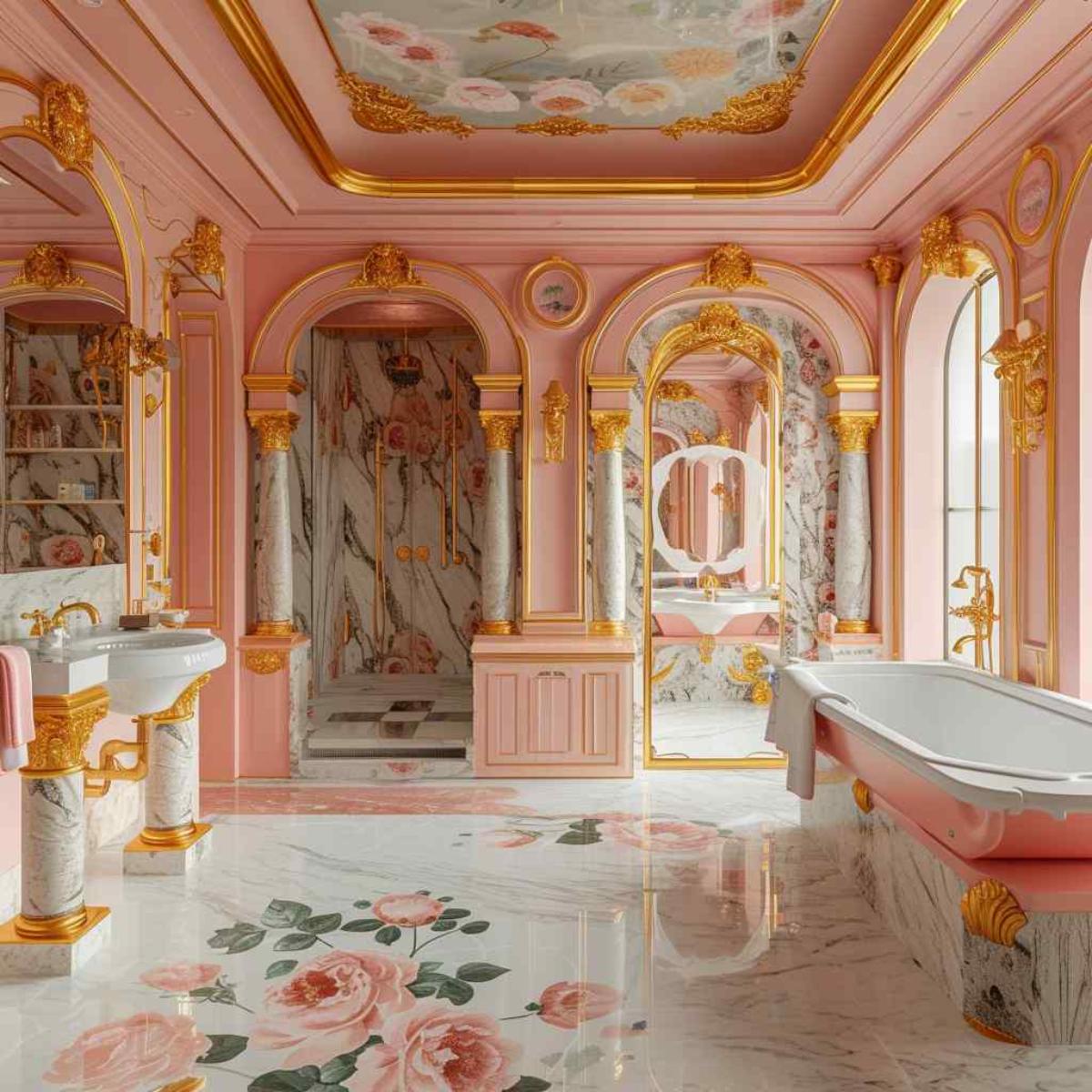 bathrooms rococo