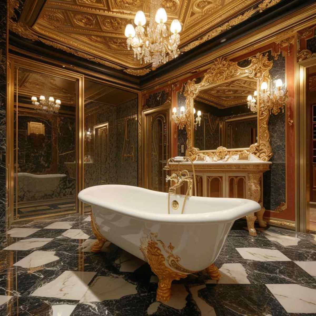 bathrooms rococo