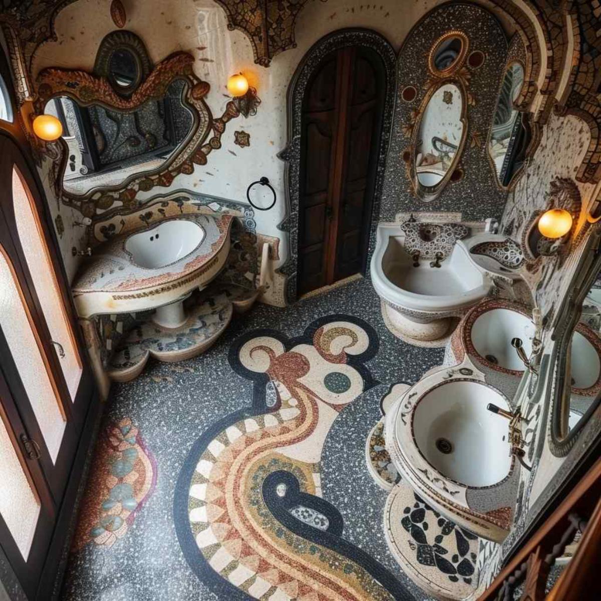 bathrooms rococo