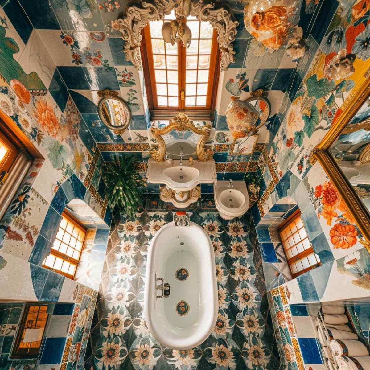 bathrooms rococo