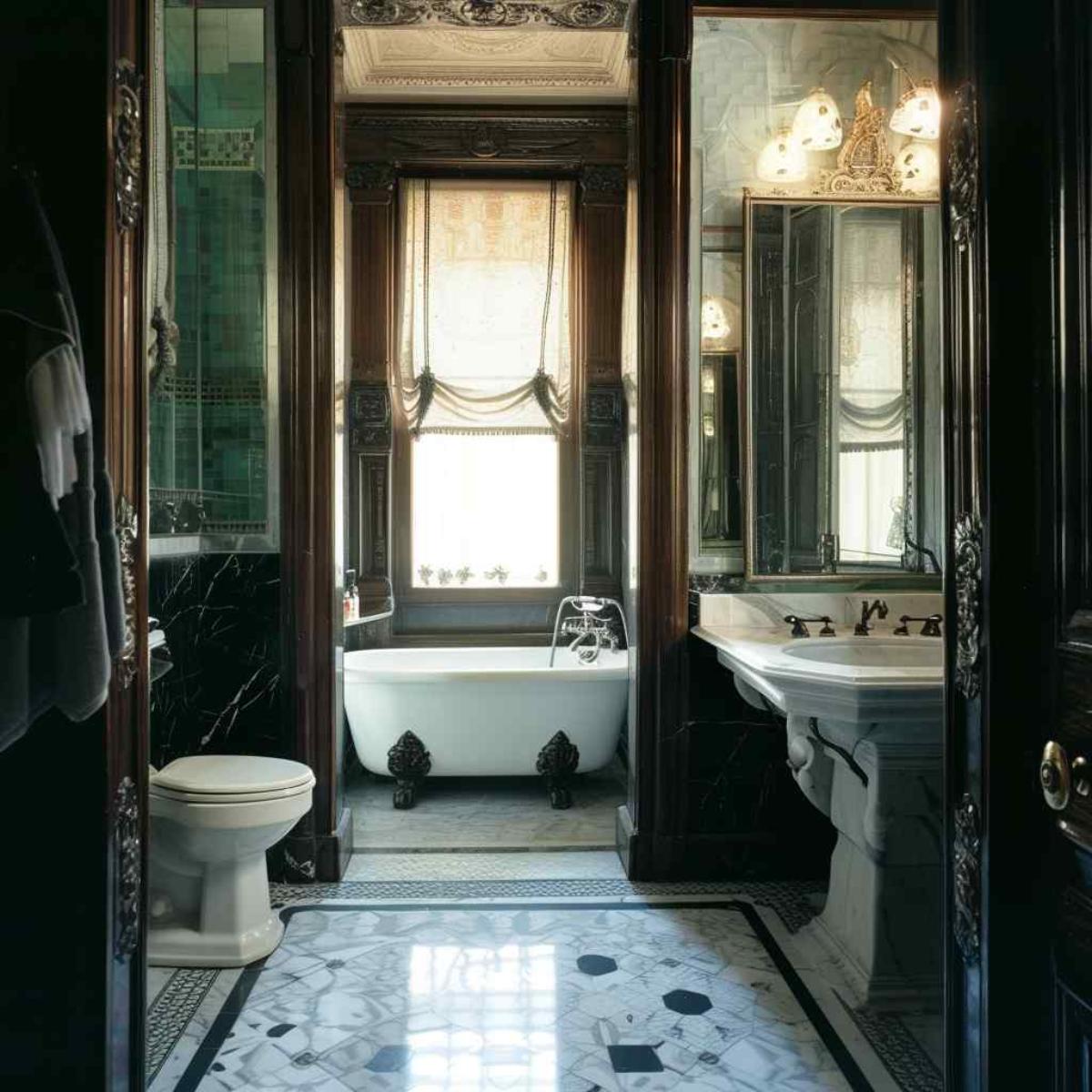 bathrooms rococo
