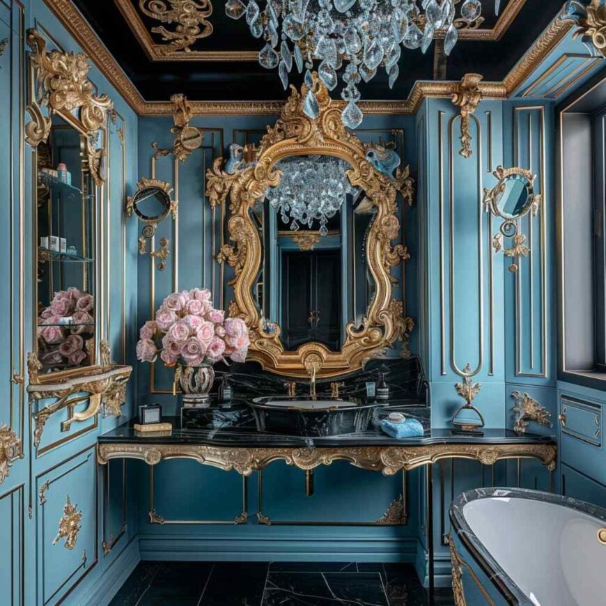 27 Bathroom Designs That Combine Baroque and Rococo Ideas (Concept ...