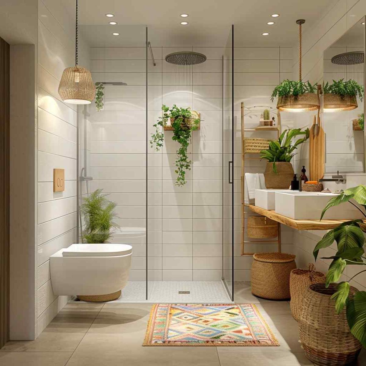 bathrooms scandiboho