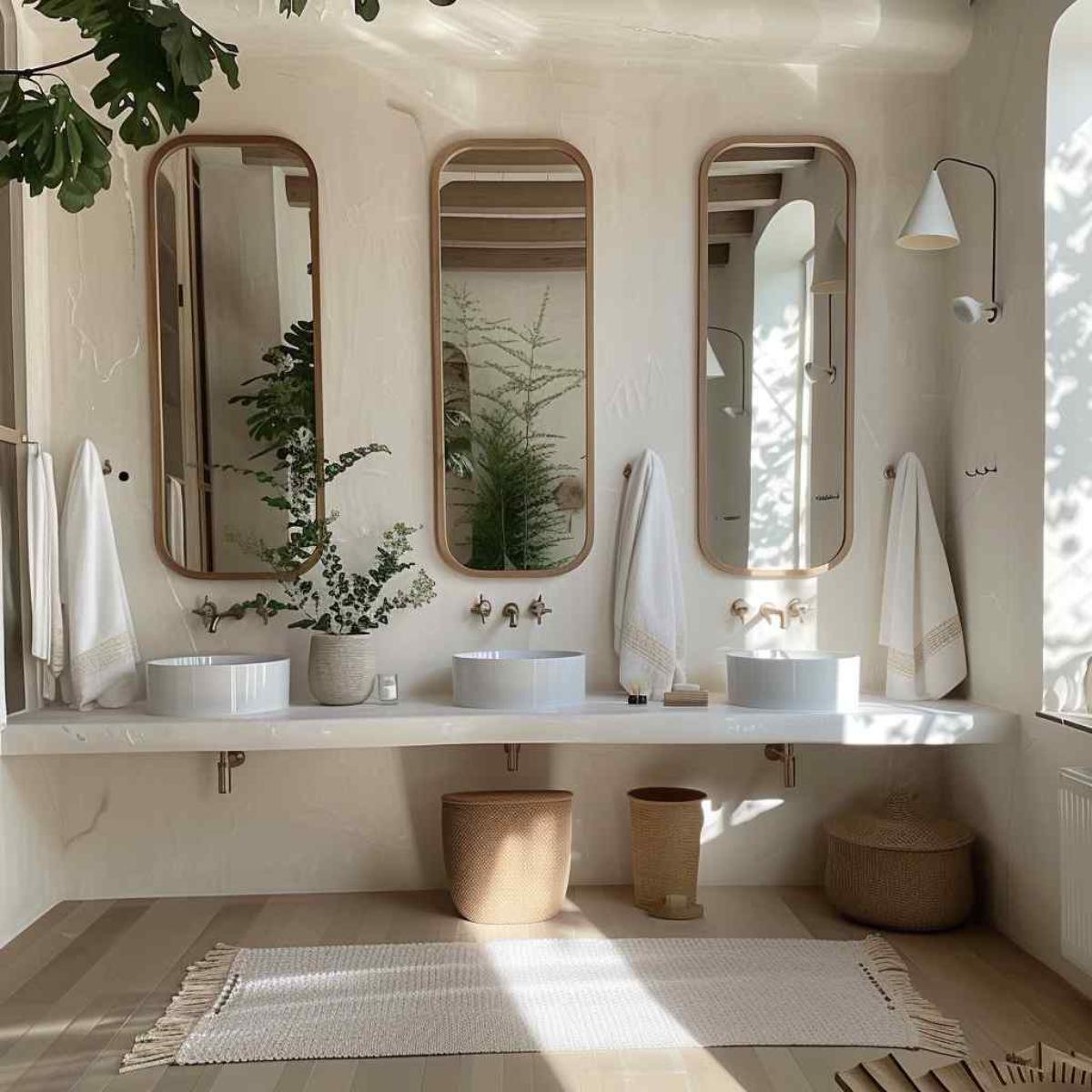 bathrooms scandiboho