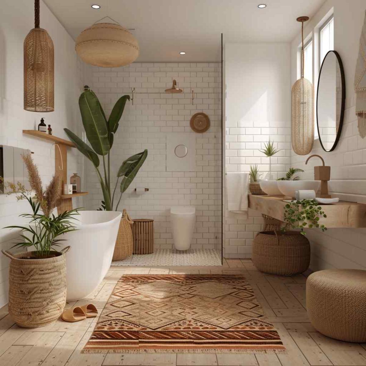 bathrooms scandiboho