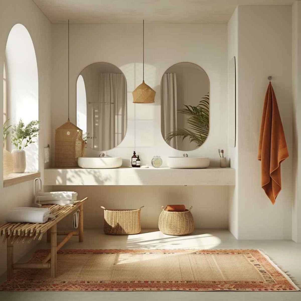 bathrooms scandiboho