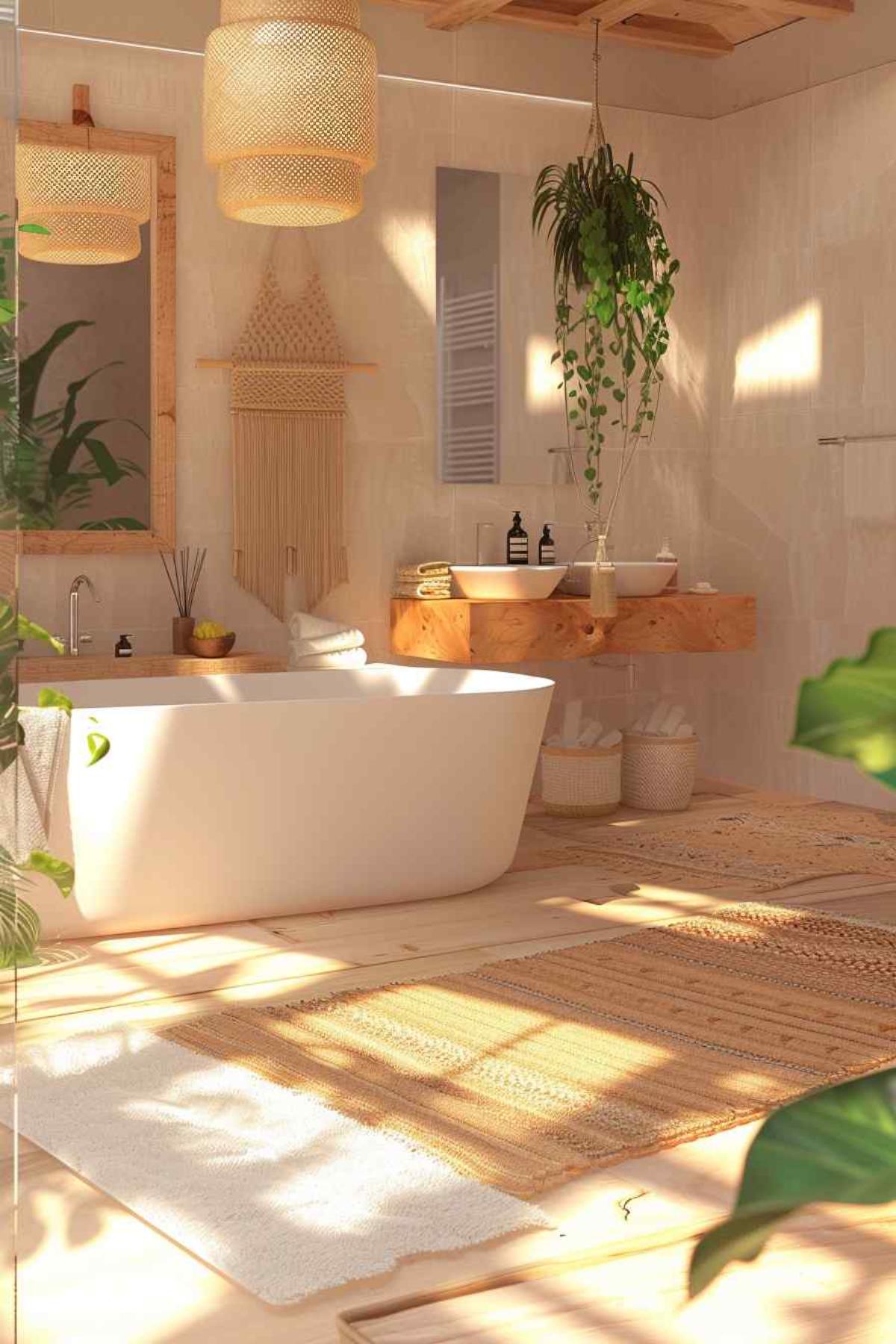 bathrooms scandiboho
