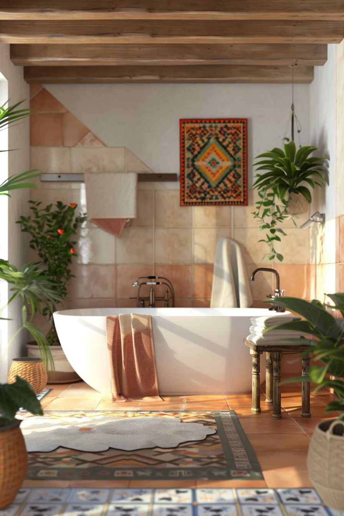 bathrooms scandiboho