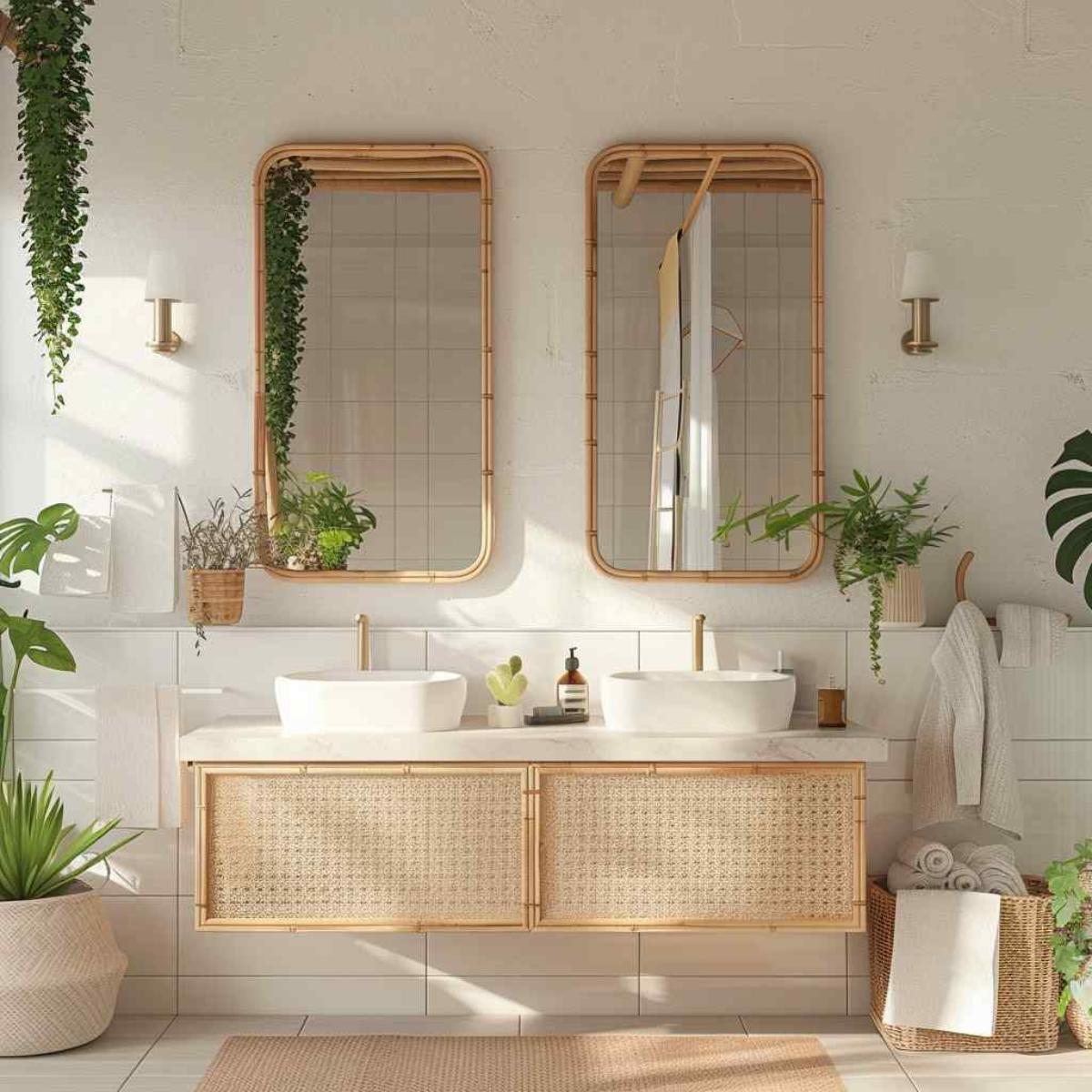 bathrooms scandiboho
