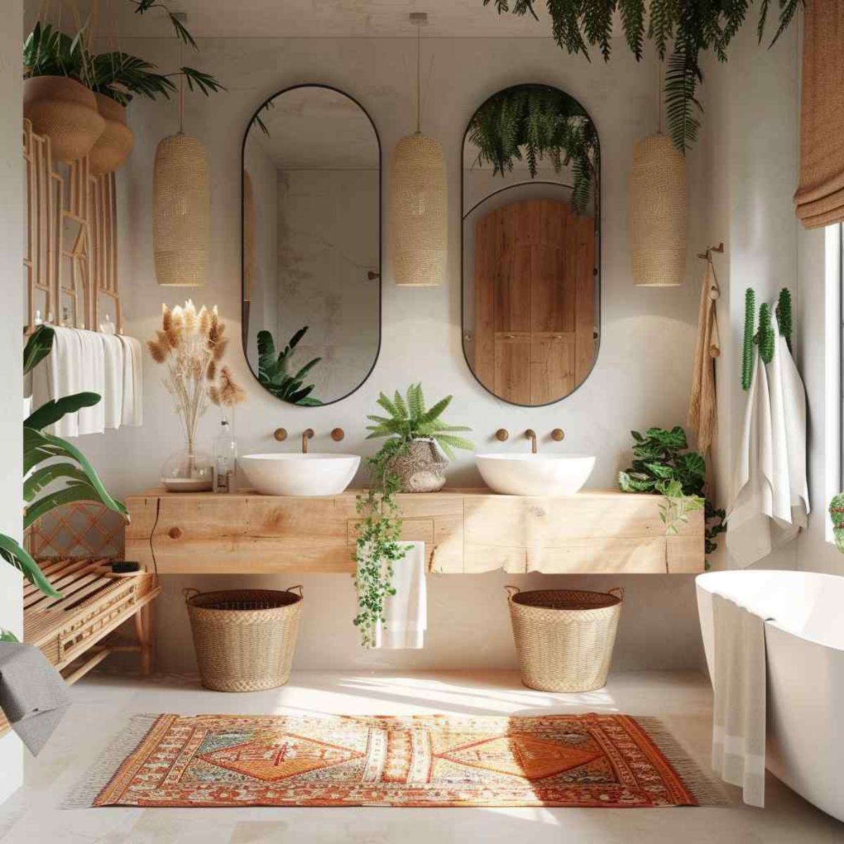 bathrooms scandiboho