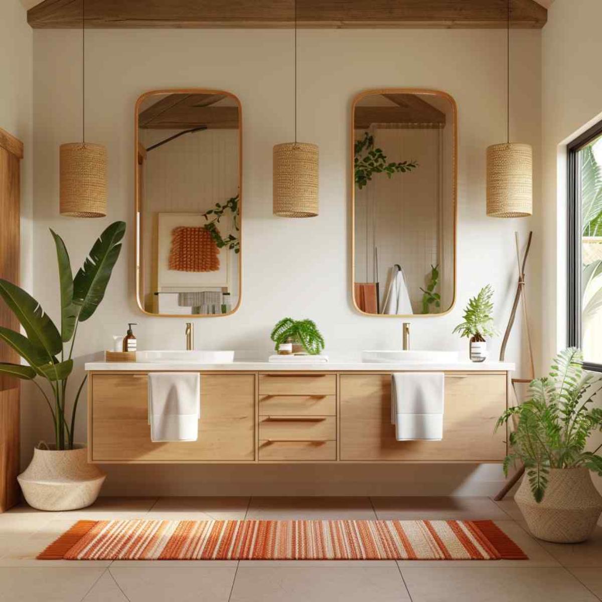 bathrooms scandiboho