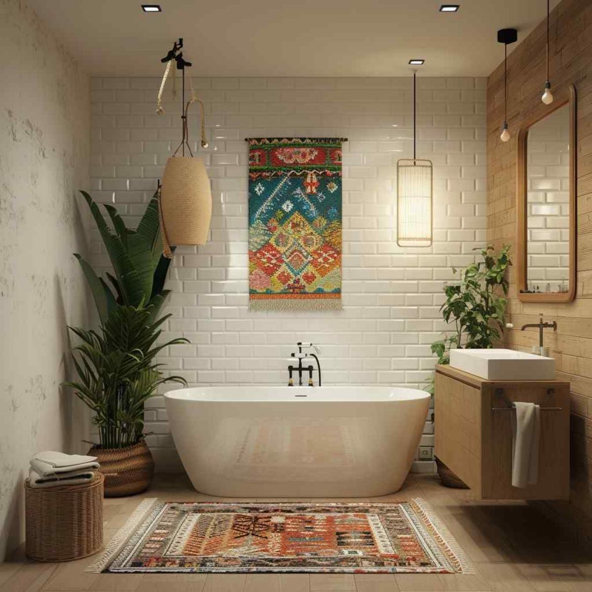 bathrooms scandiboho