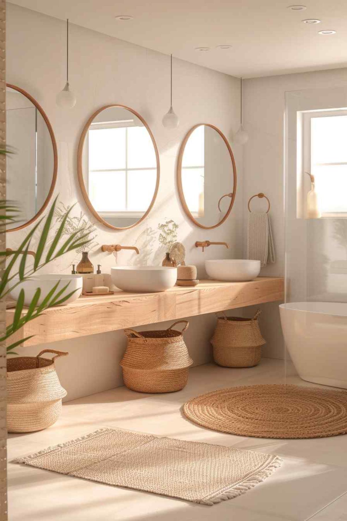 bathrooms scandiboho