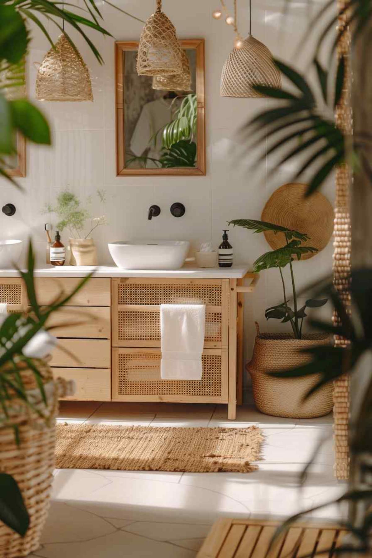 bathrooms scandiboho