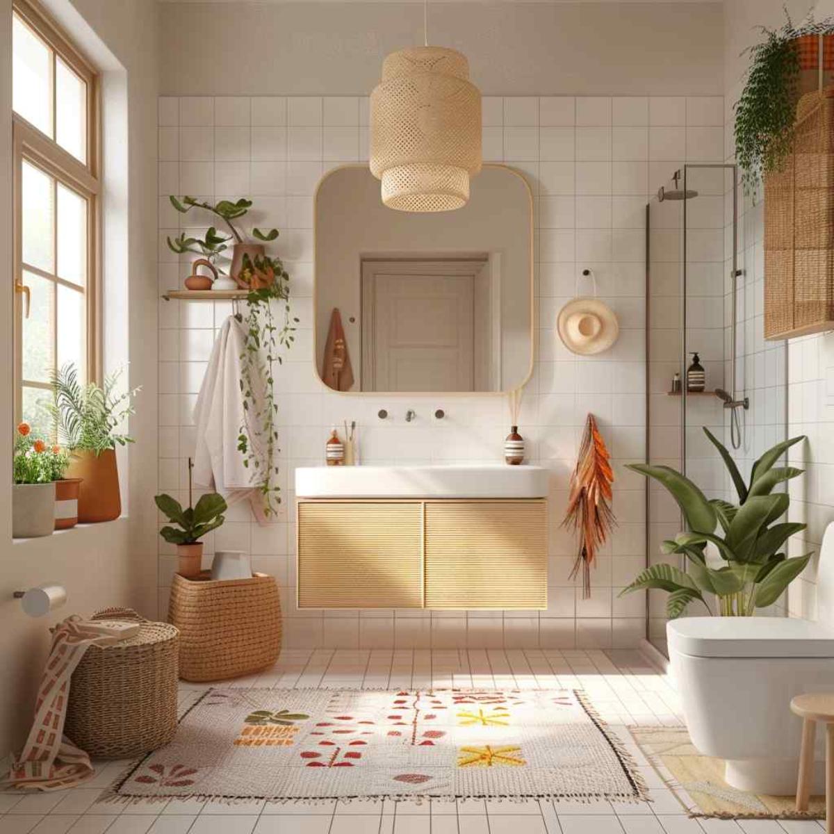 bathrooms scandiboho