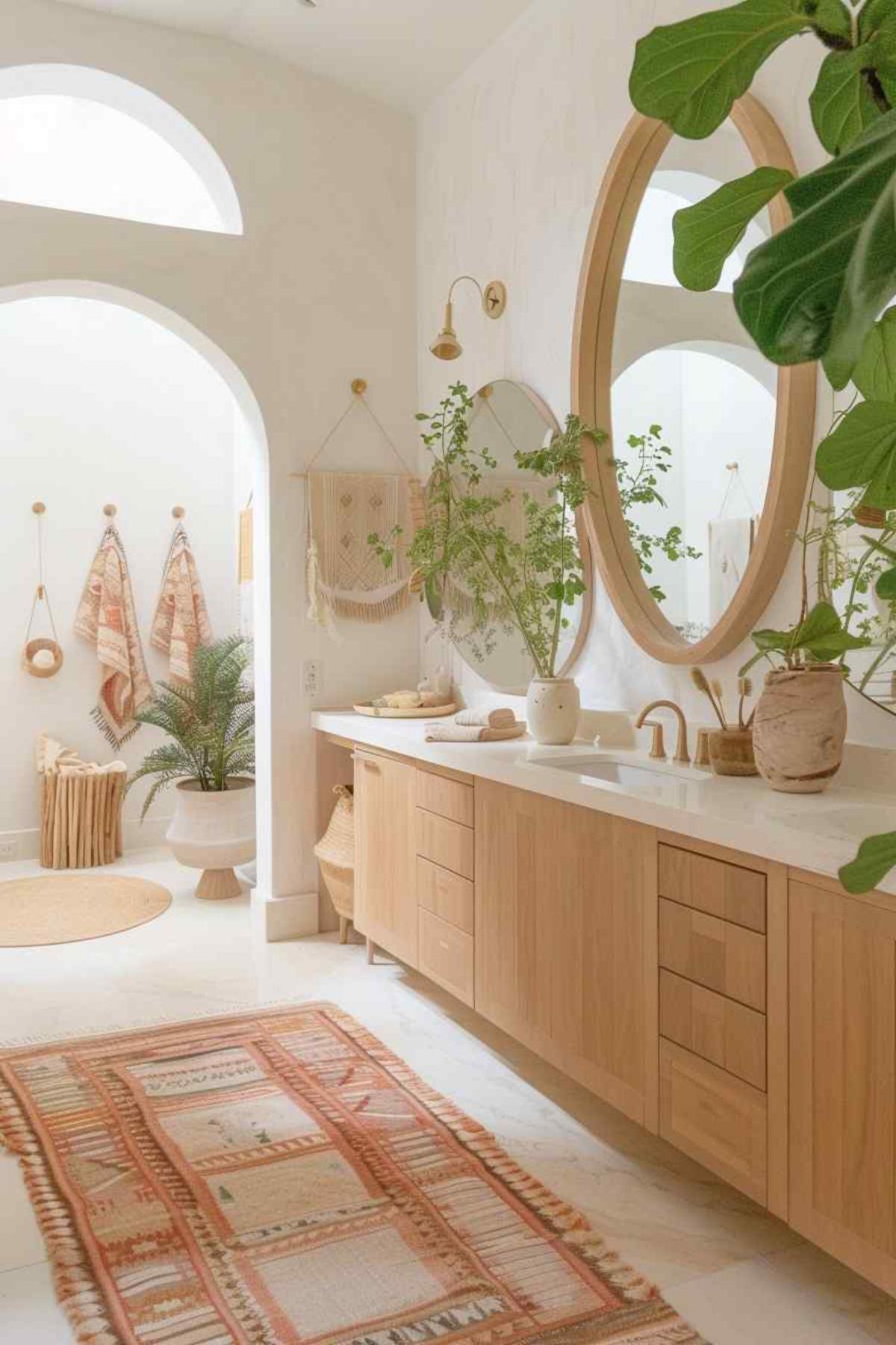 bathrooms scandiboho
