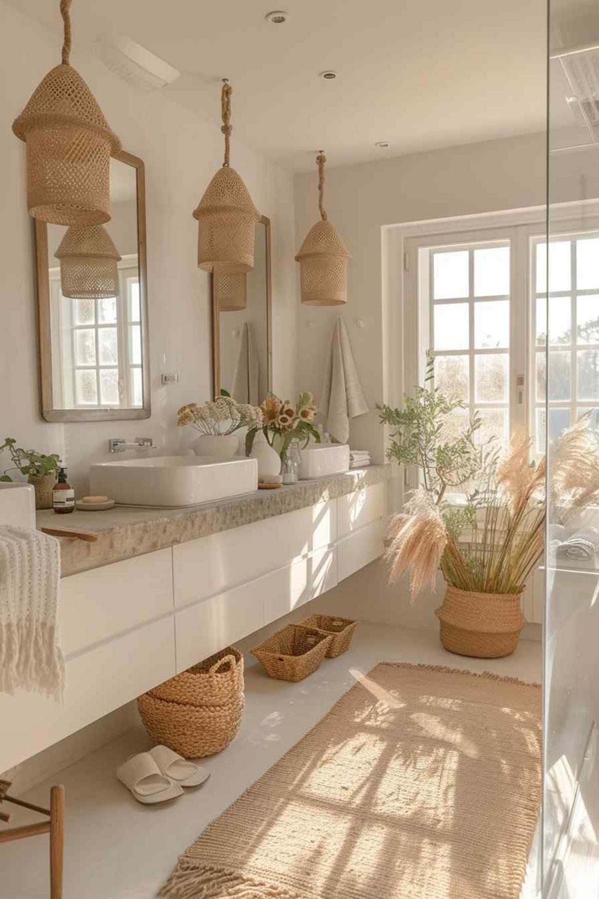 bathrooms scandiboho
