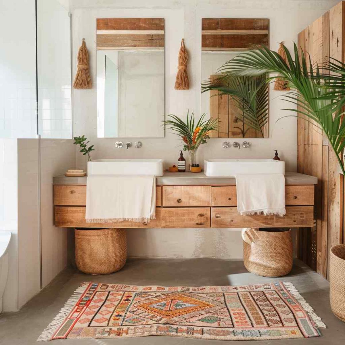 bathrooms scandiboho