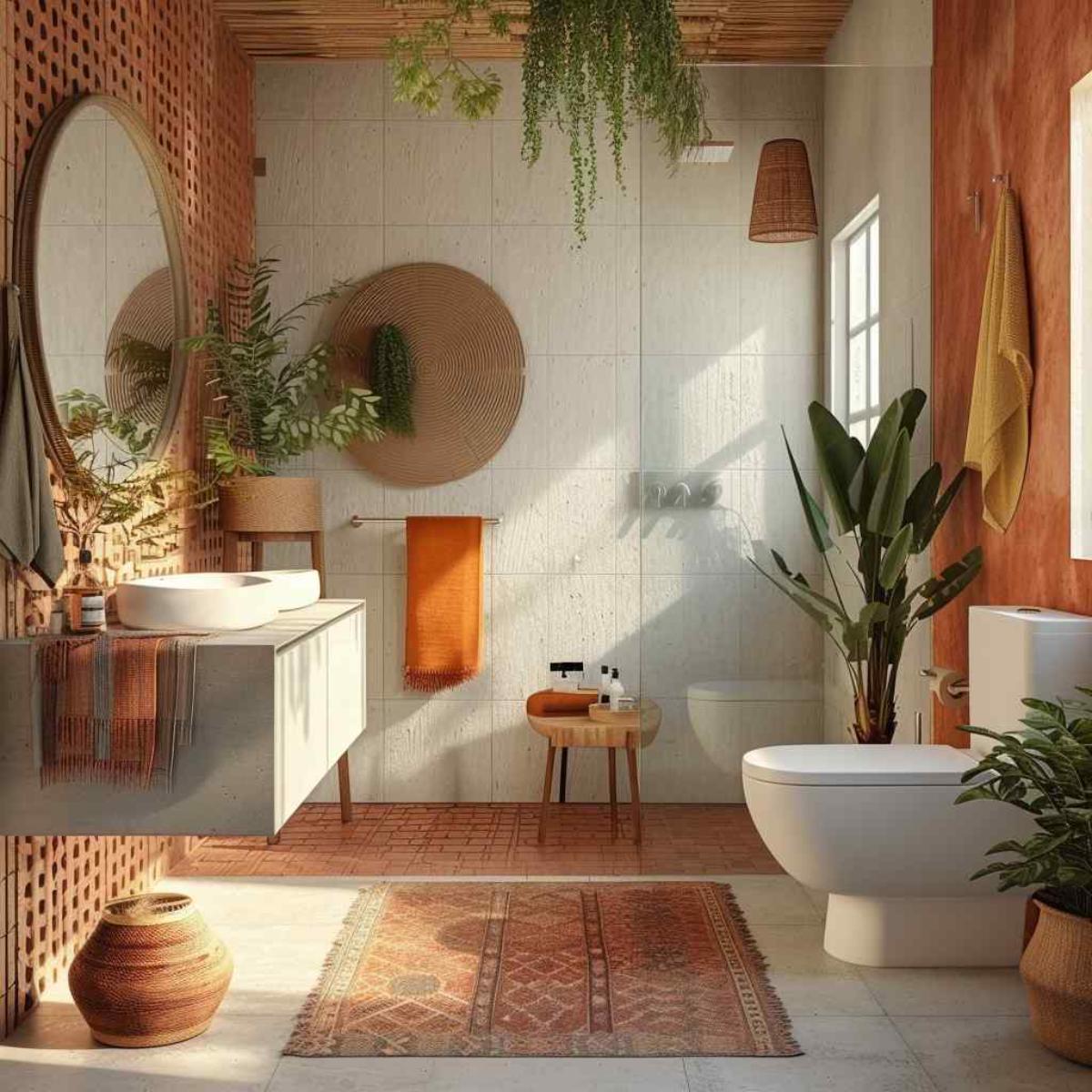 bathrooms scandiboho