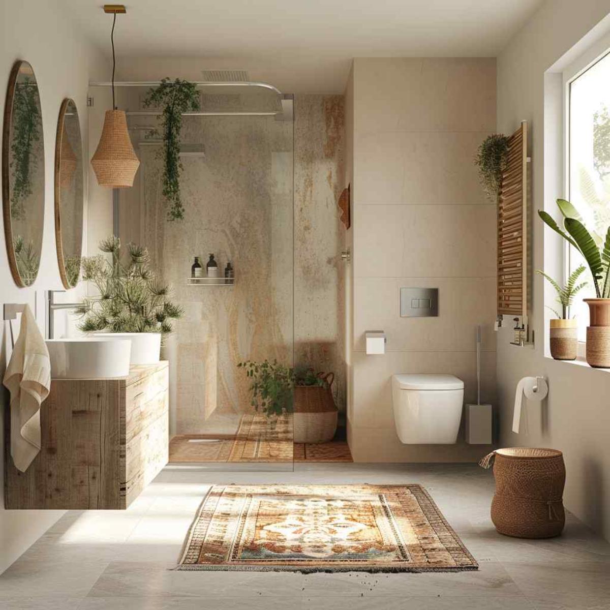 bathrooms scandiboho