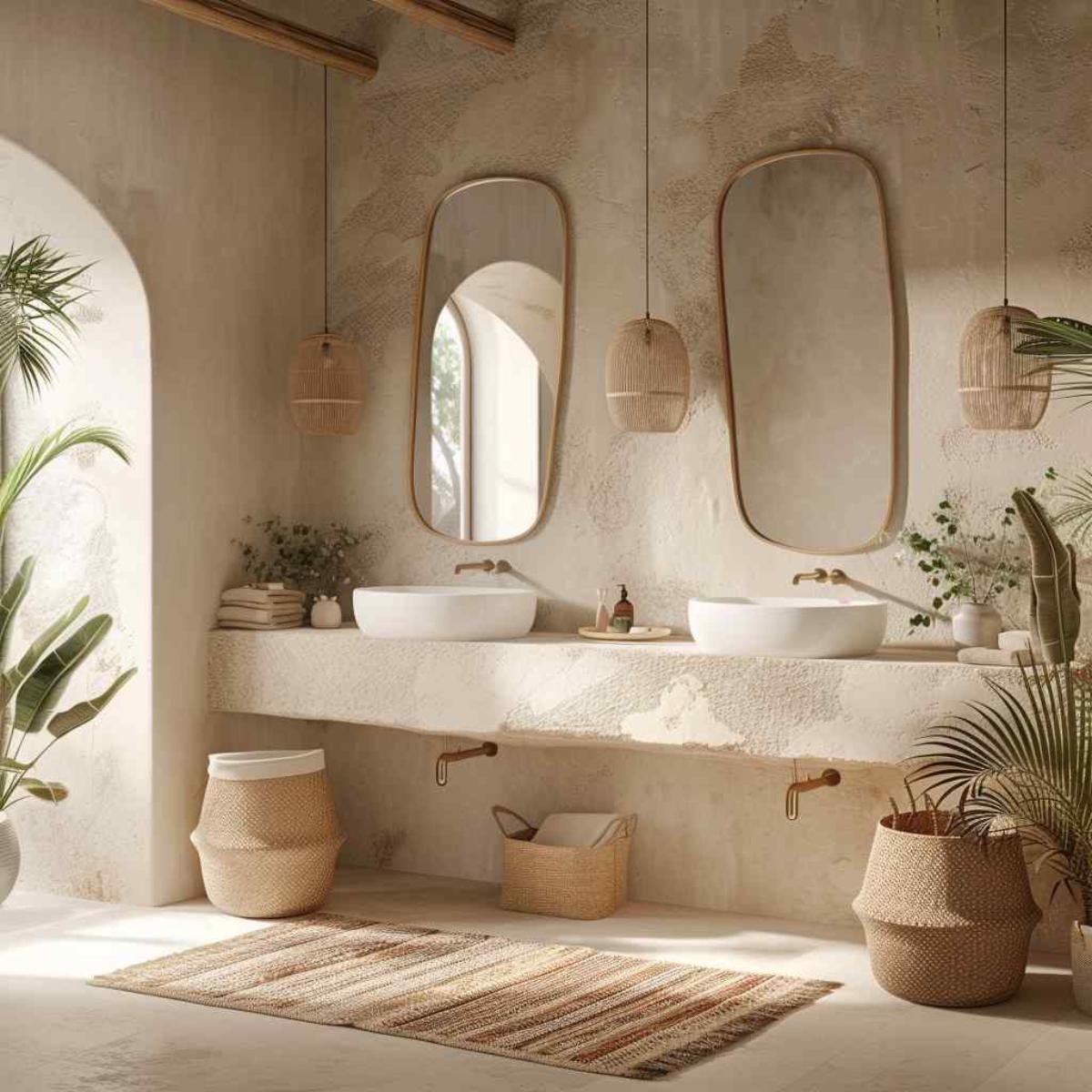 bathrooms scandiboho