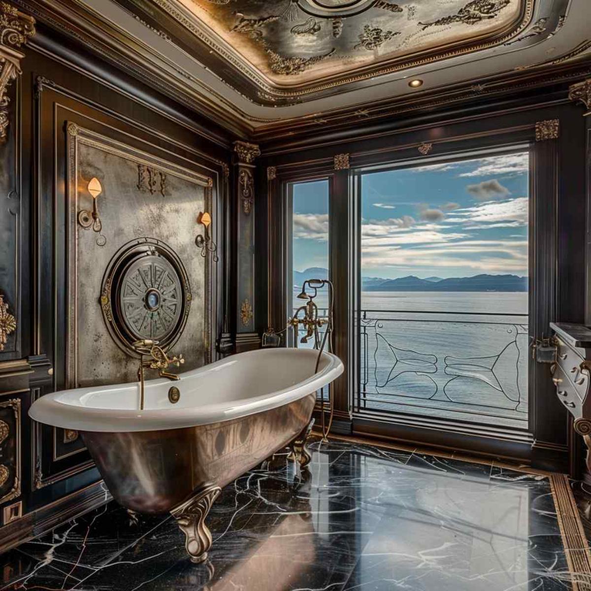 bathrooms steampunk rococo