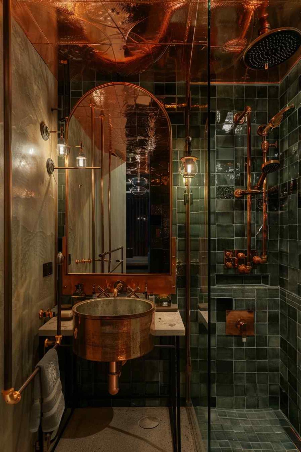 bathrooms steampunk rococo