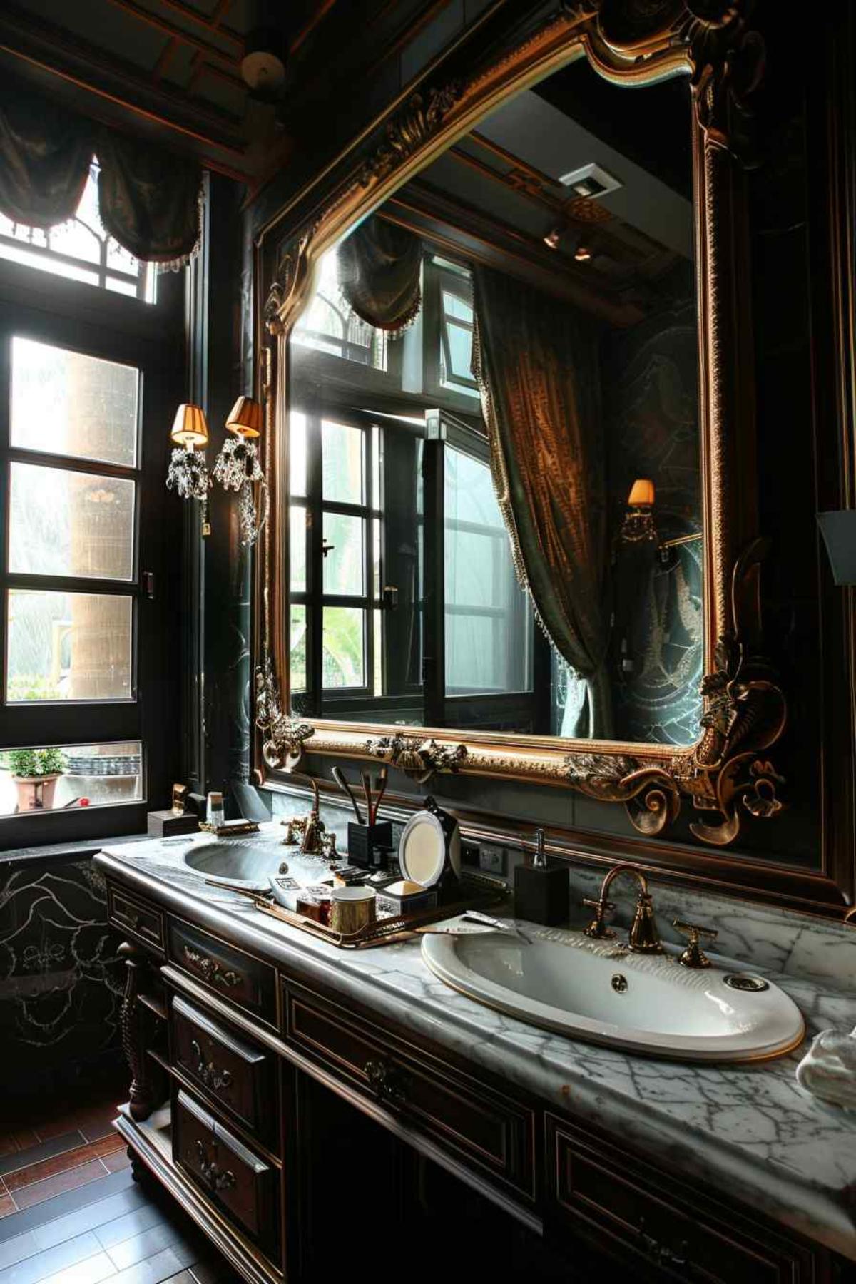bathrooms steampunk rococo