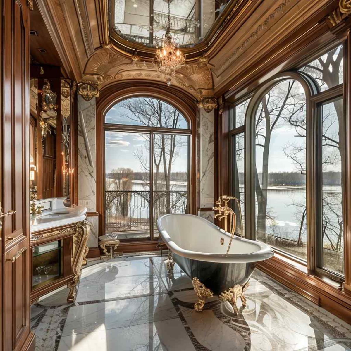 bathrooms steampunk rococo