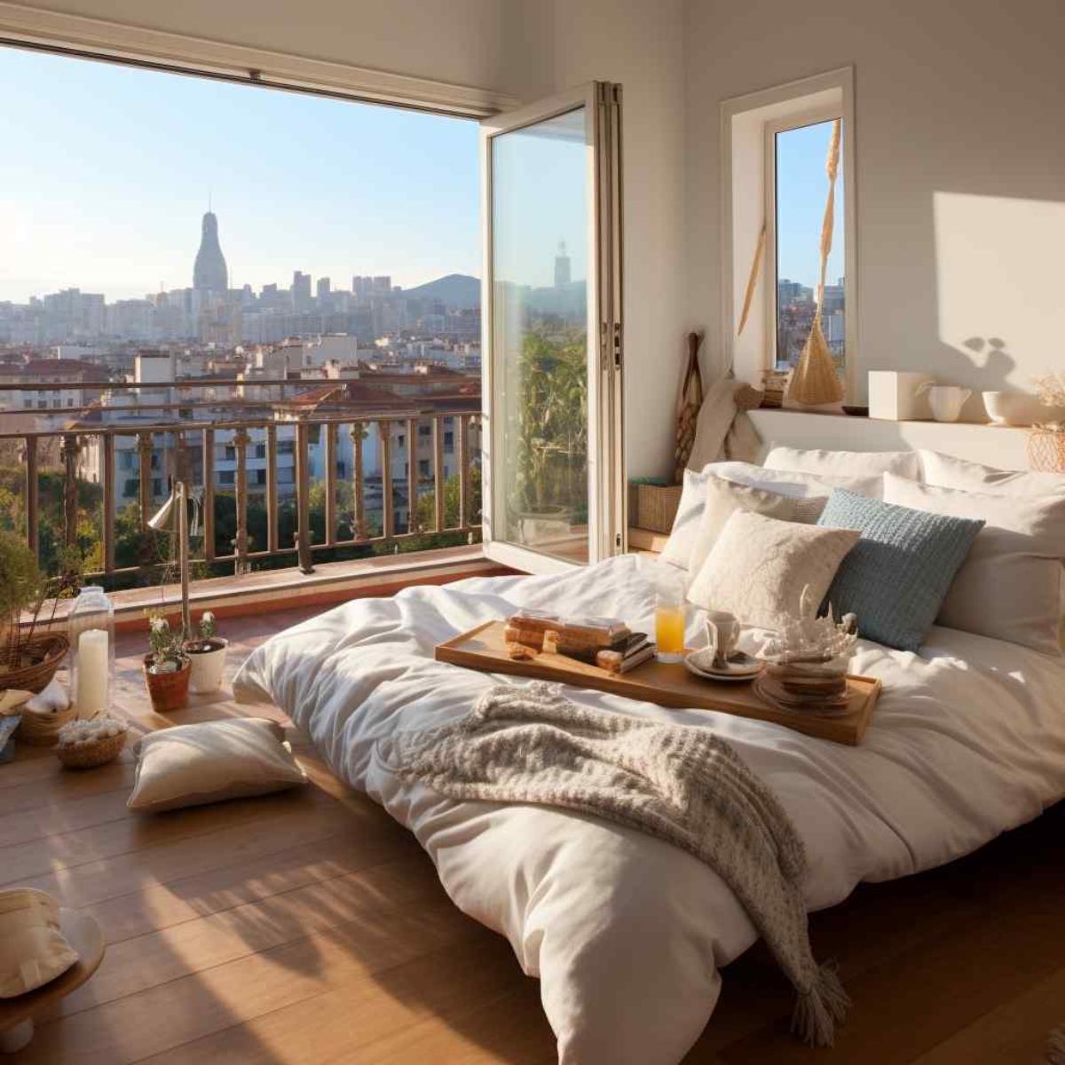 bedrooms scandi boho