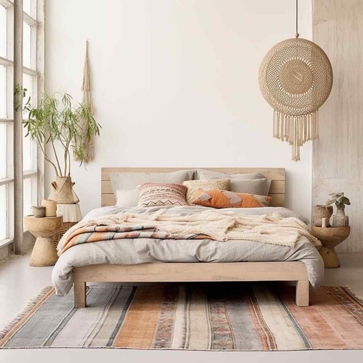 bedrooms scandi boho