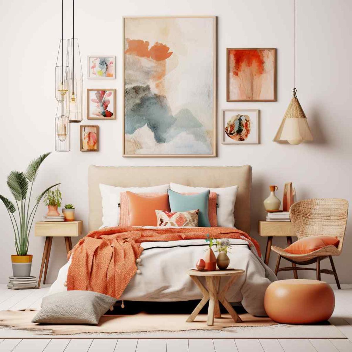 bedrooms scandi boho